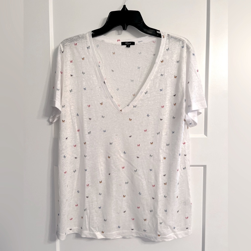 Rails Butterfly V-Neck t-shirt